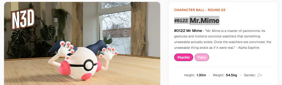 0122 Mr Mime