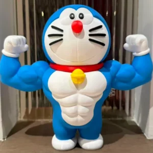 Bodybuilder Doraemon Figure
