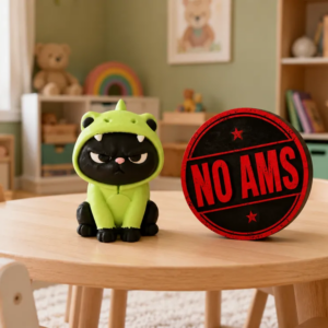 Grumpy Dino Cat