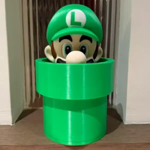 Luigi Warp Pipe Figure