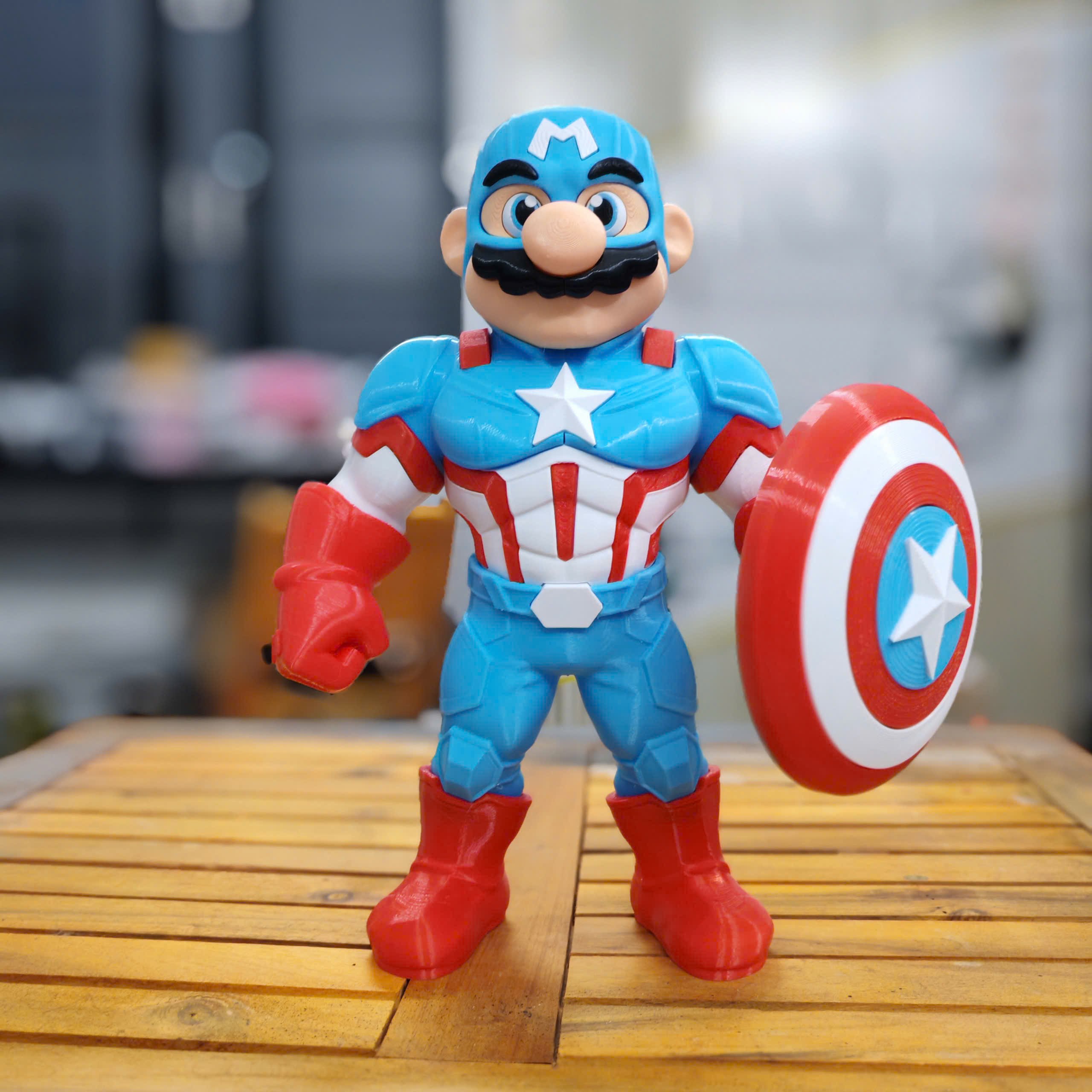 Mario Captain America