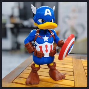 Donald Duck Captain America