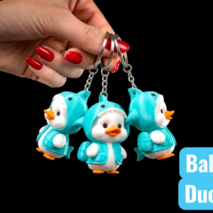 Blue Penguin Keychains