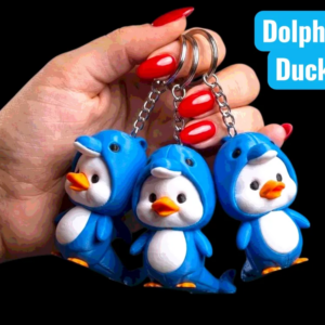 Duck Dulphin Keychains
