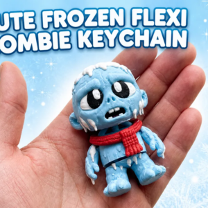 Frozen Zombie Keychain