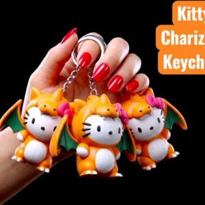 Kitty Charizard Keychains