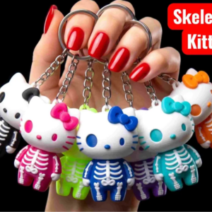 Kitty Skull Keychains