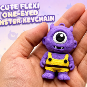 One Eyed Monster Keychain
