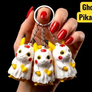 Pikachu Ghost Keychains