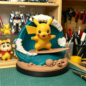 Pikachu Surfing